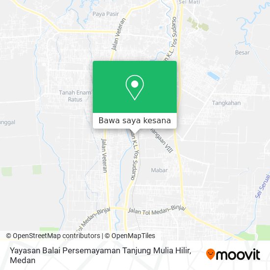 Peta Yayasan Balai Persemayaman Tanjung Mulia Hilir