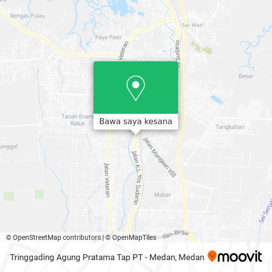 Peta Tringgading Agung Pratama Tap PT - Medan