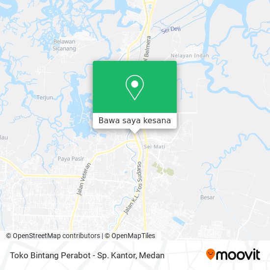 Peta Toko Bintang Perabot - Sp. Kantor