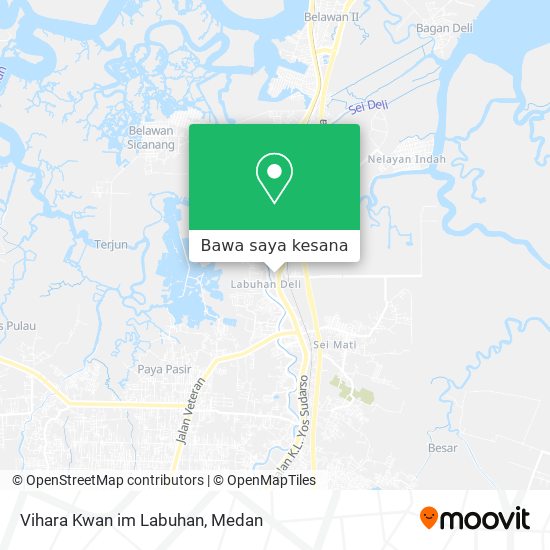 Peta Vihara Kwan im Labuhan