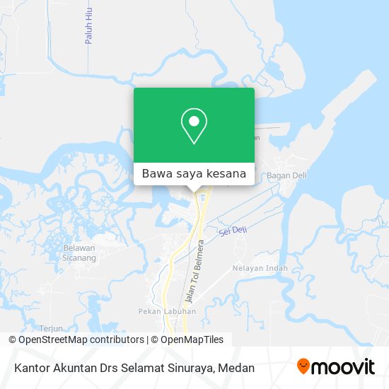 Peta Kantor Akuntan Drs Selamat Sinuraya