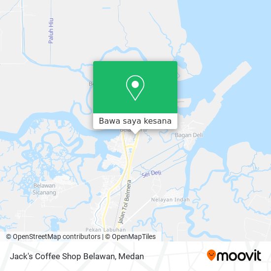 Peta Jack's Coffee Shop Belawan