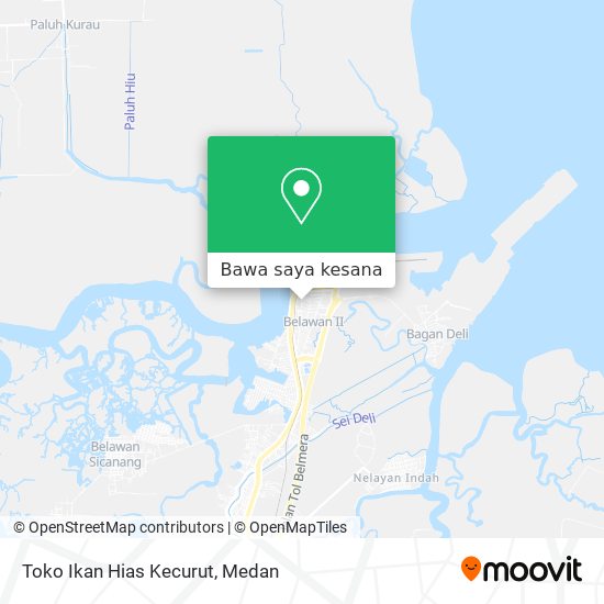 Peta Toko Ikan Hias Kecurut