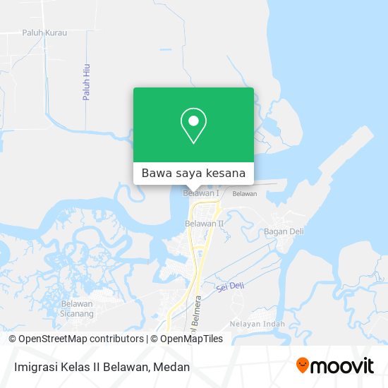 Peta Imigrasi Kelas II Belawan