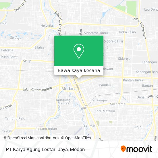 Peta PT Karya Agung Lestari Jaya
