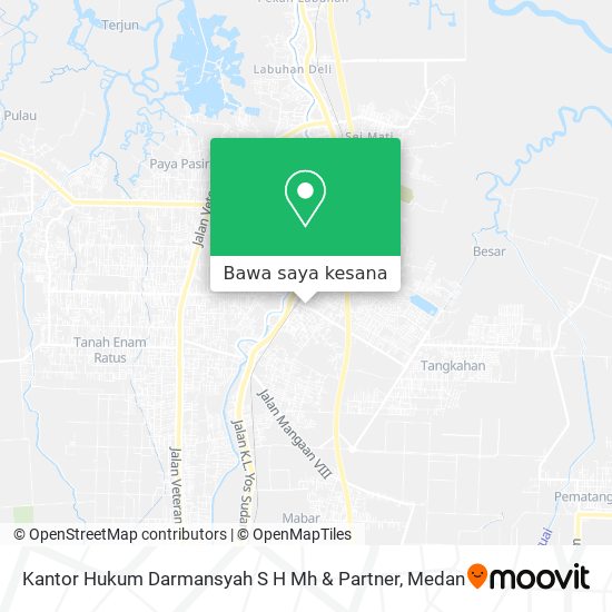 Peta Kantor Hukum Darmansyah S H Mh & Partner