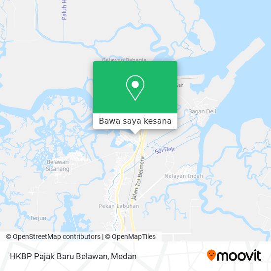 Peta HKBP Pajak Baru Belawan