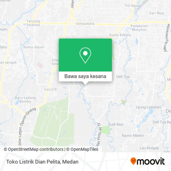 Peta Toko Listrik Dian Pelita