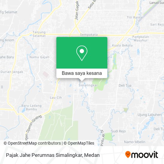 Peta Pajak Jahe Perumnas Simalingkar