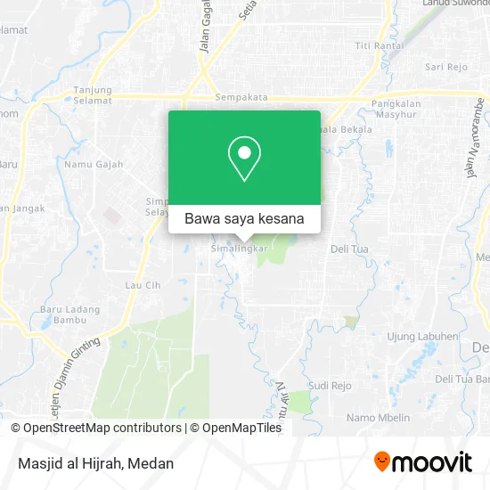 Peta Masjid al Hijrah