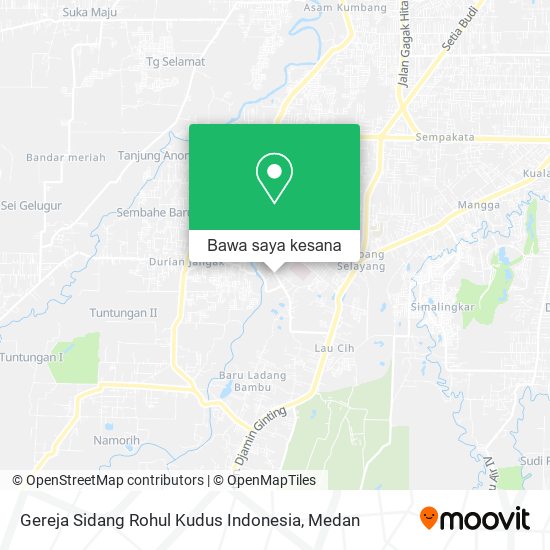 Peta Gereja Sidang Rohul Kudus Indonesia