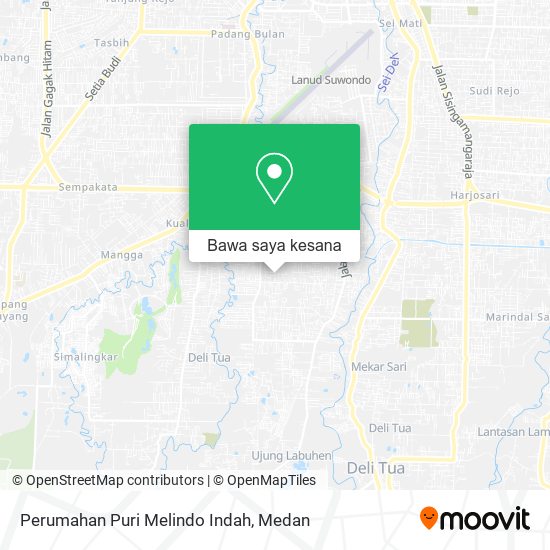 Peta Perumahan Puri Melindo Indah