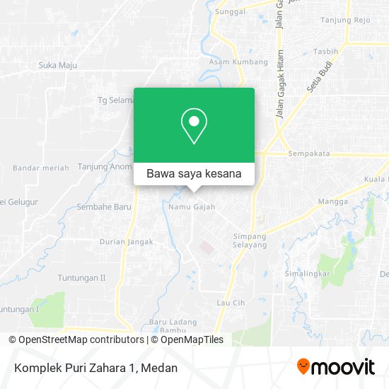 Peta Komplek Puri Zahara 1