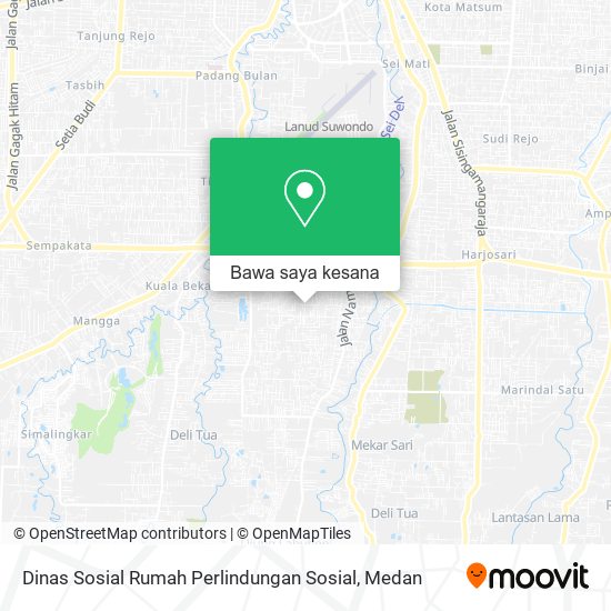 Peta Dinas Sosial Rumah Perlindungan Sosial