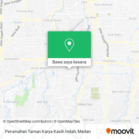 Peta Perumahan Taman Karya Kasih Indah