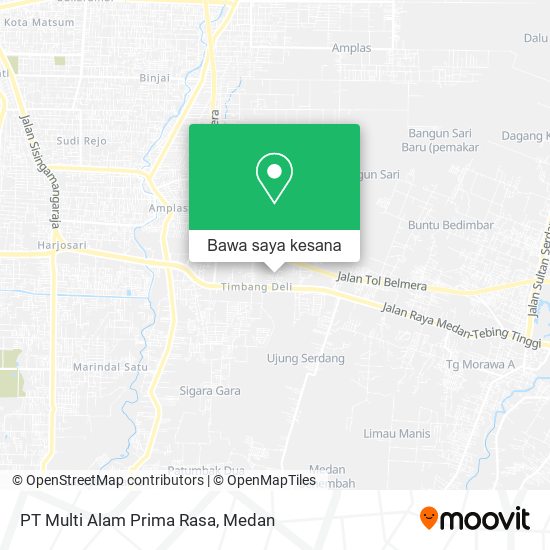 Peta PT Multi Alam Prima Rasa