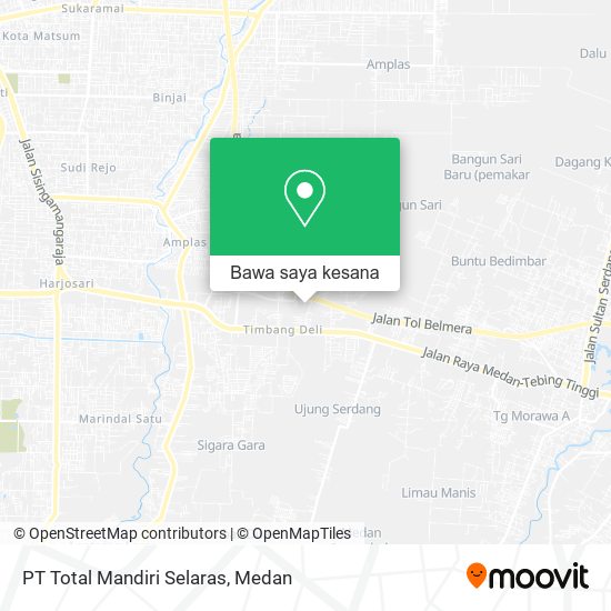 Peta PT Total Mandiri Selaras