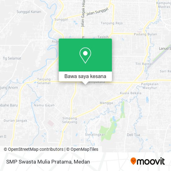 Peta SMP Swasta Mulia Pratama