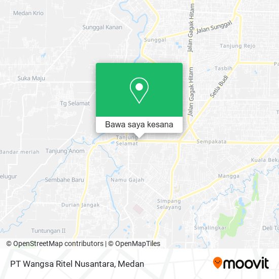 Peta PT Wangsa Ritel Nusantara