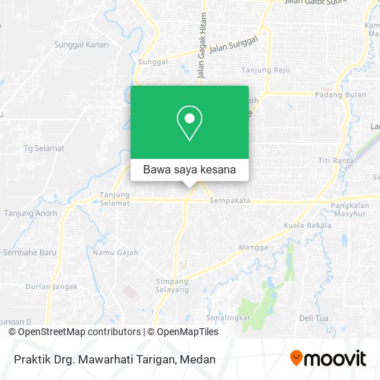 Peta Praktik Drg. Mawarhati Tarigan