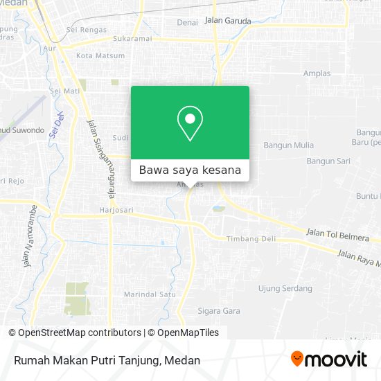 Peta Rumah Makan Putri Tanjung