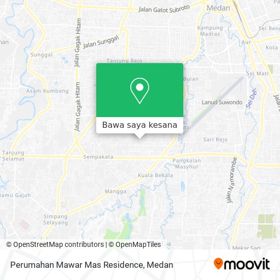 Peta Perumahan Mawar Mas Residence