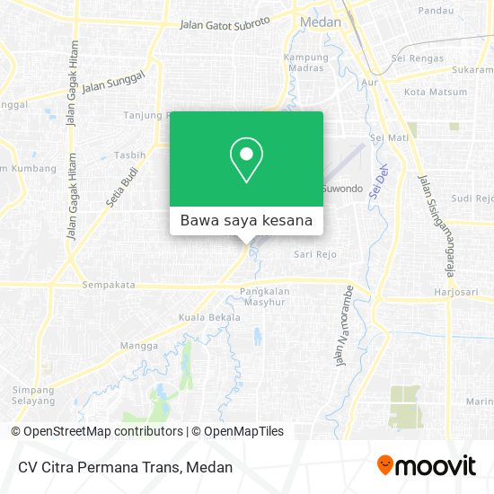 Peta CV Citra Permana Trans