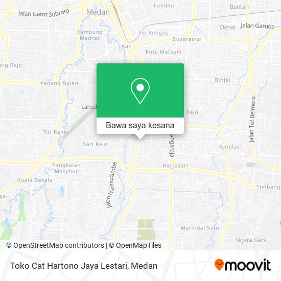 Peta Toko Cat Hartono Jaya Lestari