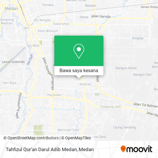 Peta Tahfizul Qur'an Darul Adib Medan