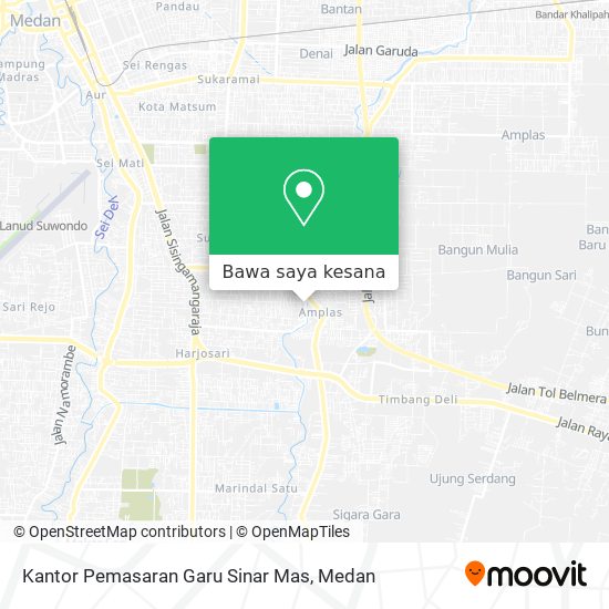 Peta Kantor Pemasaran Garu Sinar Mas