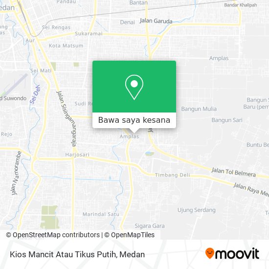 Peta Kios Mancit Atau Tikus Putih