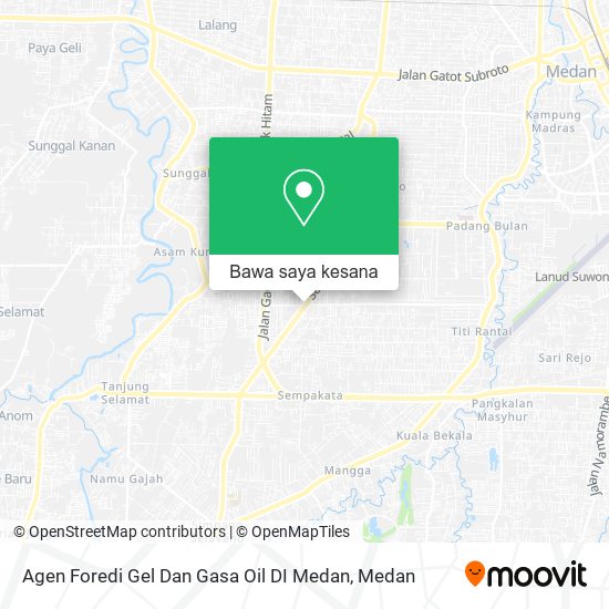Peta Agen Foredi Gel Dan Gasa Oil DI Medan