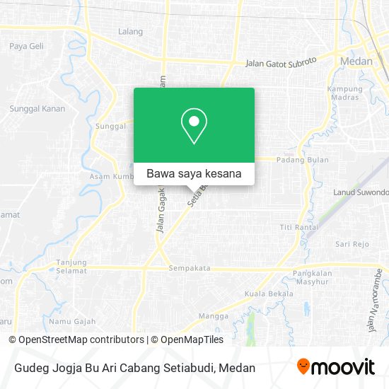 Peta Gudeg Jogja Bu Ari Cabang Setiabudi