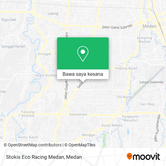 Peta Stokis Eco Racing Medan
