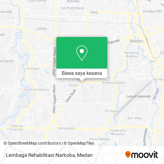 Peta Lembaga Rehabilitasi Narkoba