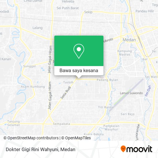 Peta Dokter Gigi Rini Wahyuni