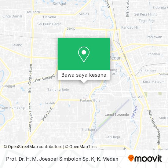 Peta Prof. Dr. H. M. Joesoef Simbolon Sp. Kj K
