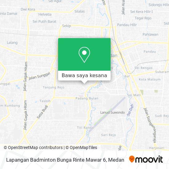 Peta Lapangan Badminton Bunga Rinte Mawar 6