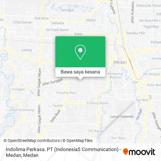 Peta Indolima Perkasa. PT (Indonesia5 Communication) - Medan