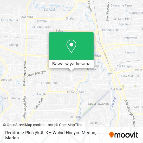 Peta Reddoorz Plus @ JL KH Wahid Hasyim Medan