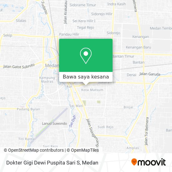 Peta Dokter Gigi Dewi Puspita Sari S