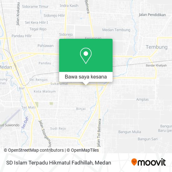 Peta SD Islam Terpadu Hikmatul Fadhillah