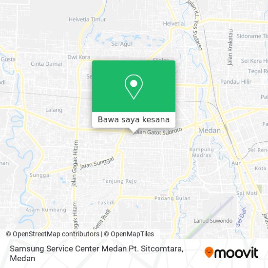 Peta Samsung Service Center Medan Pt. Sitcomtara