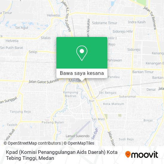 Peta Kpad (Komisi Penanggulangan Aids Daerah) Kota Tebing Tinggi