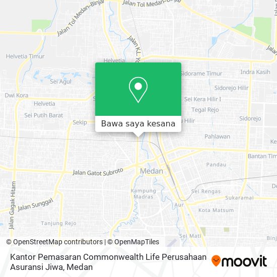 Peta Kantor Pemasaran Commonwealth Life Perusahaan Asuransi Jiwa