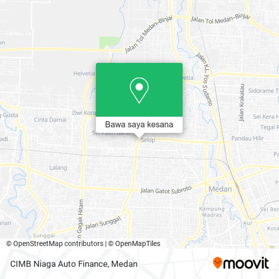 Peta CIMB Niaga Auto Finance