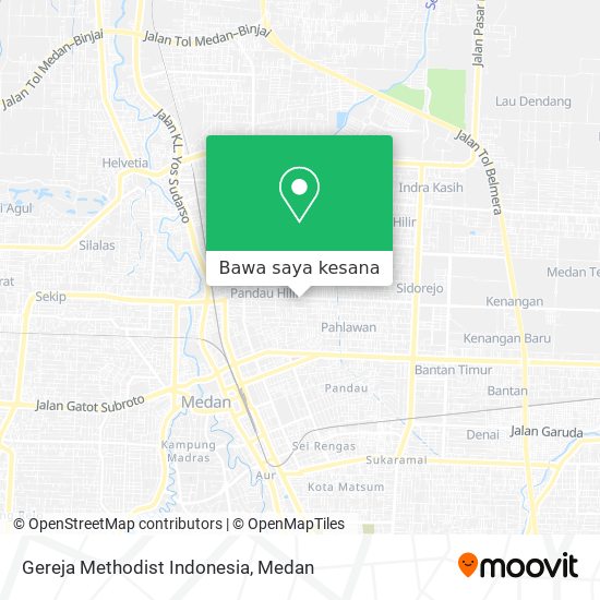 Peta Gereja Methodist Indonesia