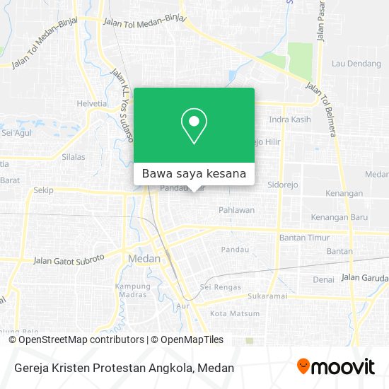 Peta Gereja Kristen Protestan Angkola