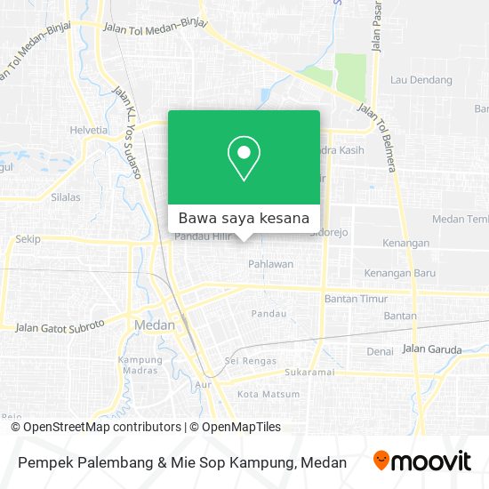 Peta Pempek Palembang & Mie Sop Kampung