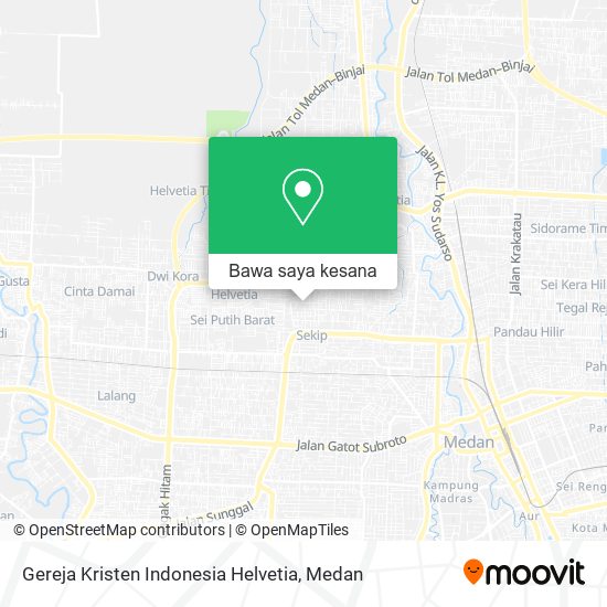 Peta Gereja Kristen Indonesia Helvetia